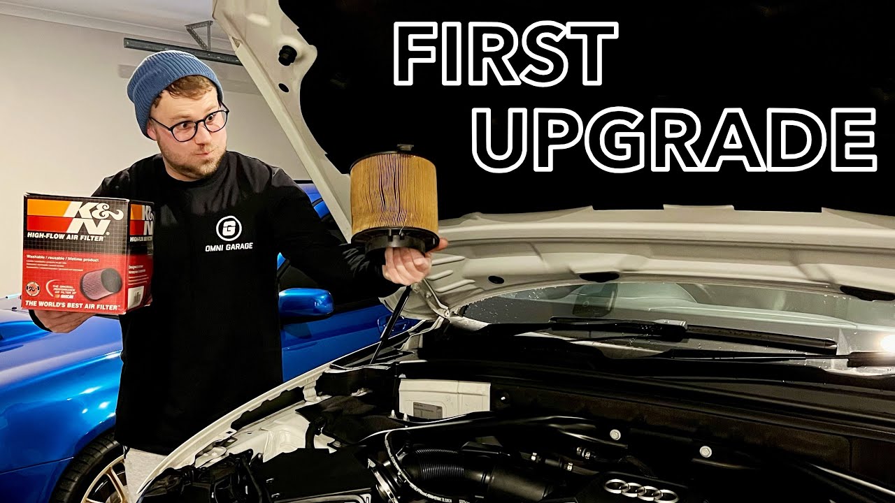 K&N Air Filter Installation Audi SQ5 YouTube
