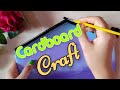 Wall Hanging Craft Painting || Cardboard Box Recycle || Easy DIY for Home Decor