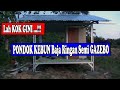 Kok gini  membuat pondok kebun model gazebo sederhana dari baja ringan