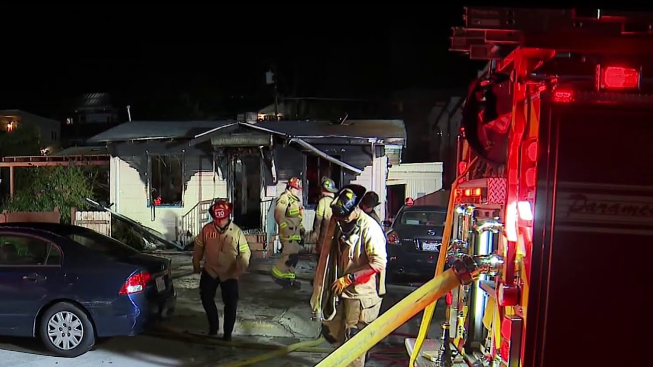 Family displaced after structure fire in North Park | NBC 7 San Diego ...