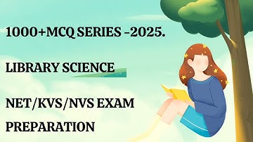 Library Science Job MCQ Series | Daily Practice Quiz#Job preparation #Most important ✍️
