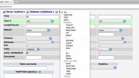 #2 دورة Mysql & PHP   إنشاء قاعدة بيانات،إنشاء جدول وحقول