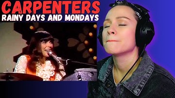 Why Is Everyone Obsessed With This Singer? FIRST TIME HEARING THE CARPENTERS- Rainy Days And Mondays