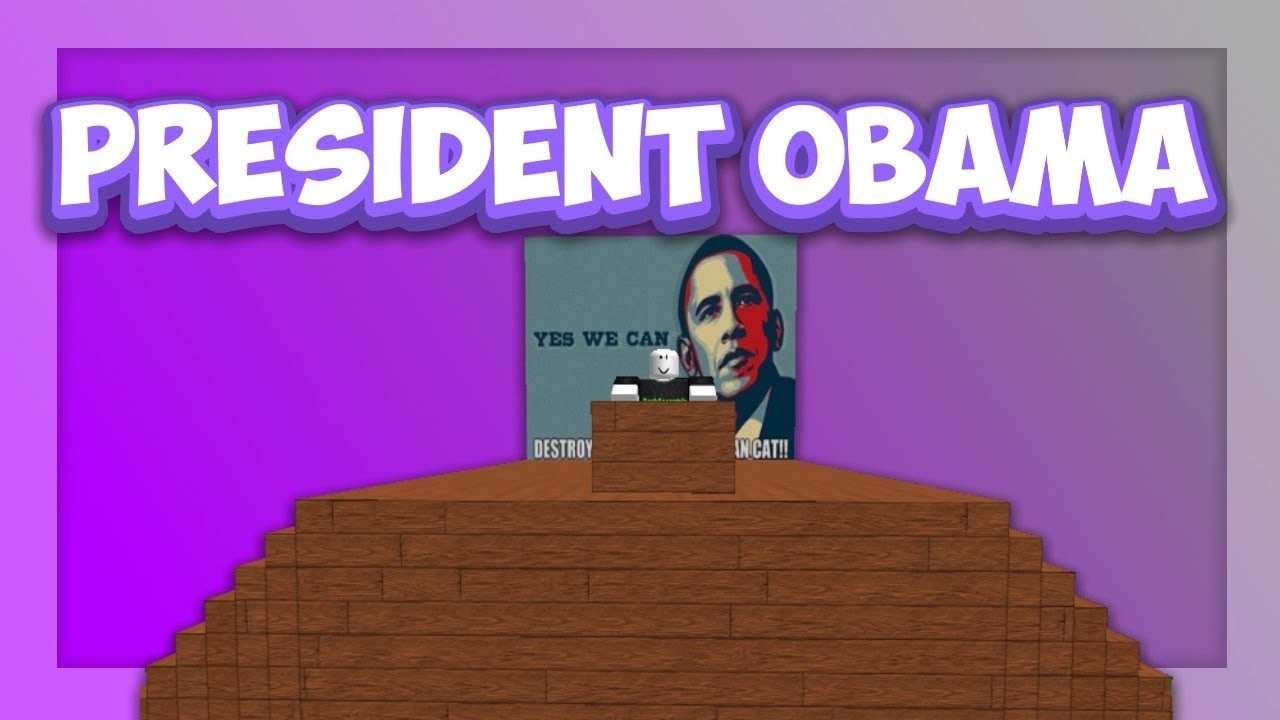 Roblox Script Showcase Episode 1033 President Obama Youtube - fe president obama script roblox