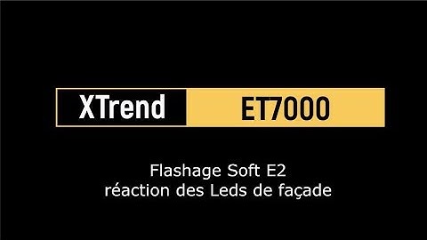 XTrend ET7000 Flash LED