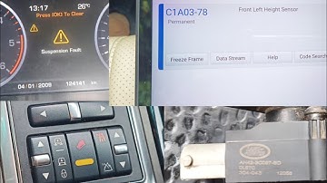 RANGE ROVER AIR SUSPENSION FAULT/HEIGHT LEVEL SENSOR LOCATION  RANGE ROVER