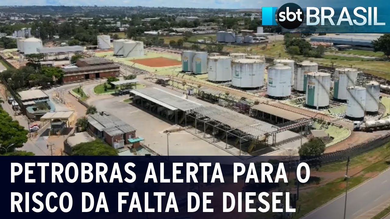 Petrobras alerta risco de desabastecimento de diesel no Brasil  | SBT Brasil (28/05/22)