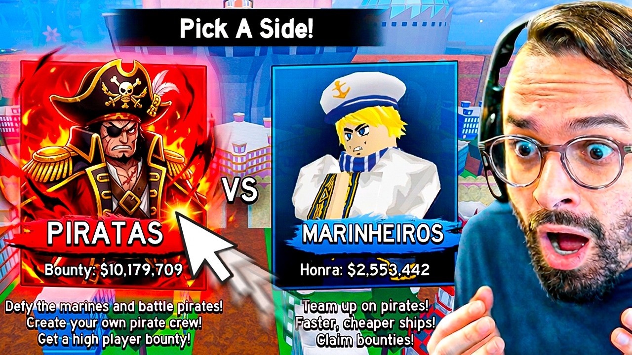 DEPOIS DE 3 ANOS SEM JOGAR BLOX FRUITS, CLIQUEI EM PIRATAS E ISSO ACONTECEU...