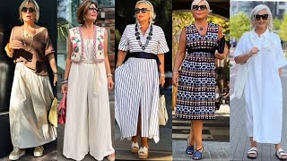 Natural Older Women OVER 50 60 70 |New Trends Fashion For Women | Summer Fall Fashion 2026