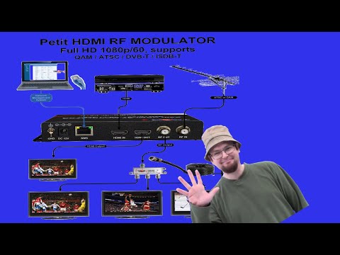 THOR - Petit HDMI RF MODULATOR - HDMI to Coax - ATSC QAM DVB-T or ISDB-T - How to set up