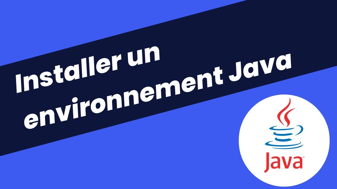 Installation du JDK et du JRE - YouTube