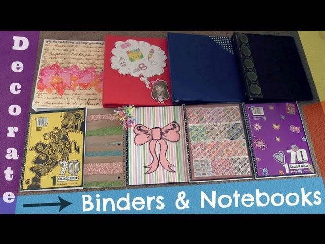 Decorate Binders Notebooks Back To School How Socraftastic You - Diy Binder Cover Ideas For Clothes Decorate Binders Notebooks Back To School How Socraftastic You - Diy Binder Cover Ideas For Clothes