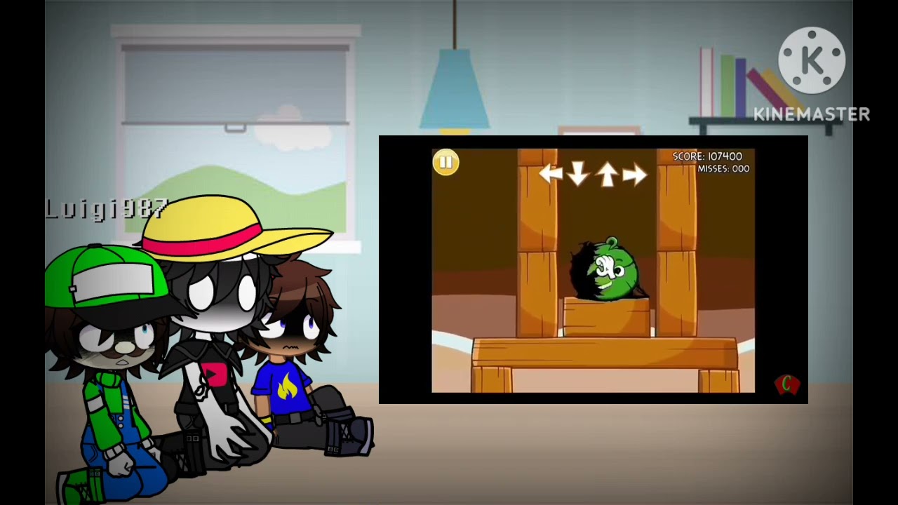 Angry birds parasite fnf react