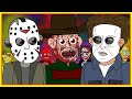 Halloween vs Friday The 13th vs Freddy Krueger (Parody Animation)