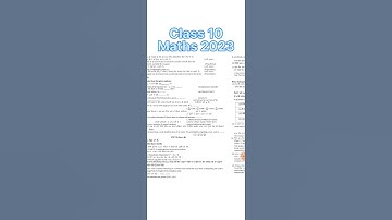 Class 10 Maths Pre Board question paper 2023 Pseb | Pre board maths class 10 2023 |