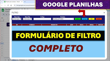 Planilhas Google | Formulário HTML de Filtro de Texto | Apps Script | PASSO A PASSO
