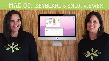 Keyboard and Emoji Viewer - Mac OS