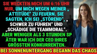Um 6:16 Wegen “Einstellung” Gekündigt — Um 11:49 Wurde Ich Beim Konkurrenten Zum CEO