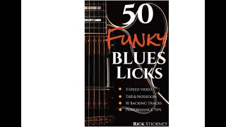 50 Funky Blues Licks - The NEW eBOOK from Tasty Guitar! - YouTube