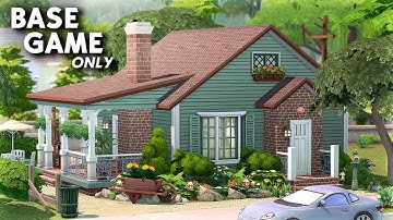 Cozy Willow Creek Suburban Home - Base Game Only Save File - The Sims 4 Speed Build