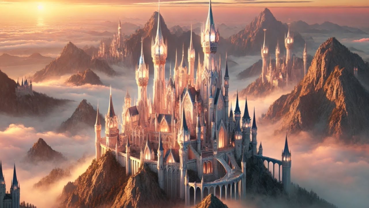 White Marble Sky Palace – 3-Minute Ambient Relaxation | Peaceful Fantasy Dreamscape