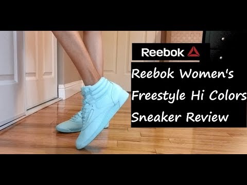 reebok freestyle hi high top sneaker women's