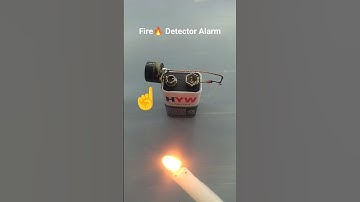 Simple Fire Detector Circuit: DIY with Buzzer, Zener diode, and 9V Battery! #shorts #firealarm