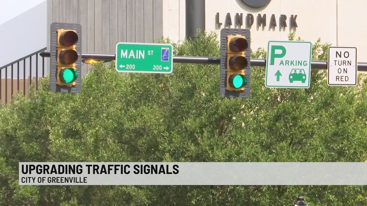 Greenville upgrading traffic signals to work during power outages YouTube