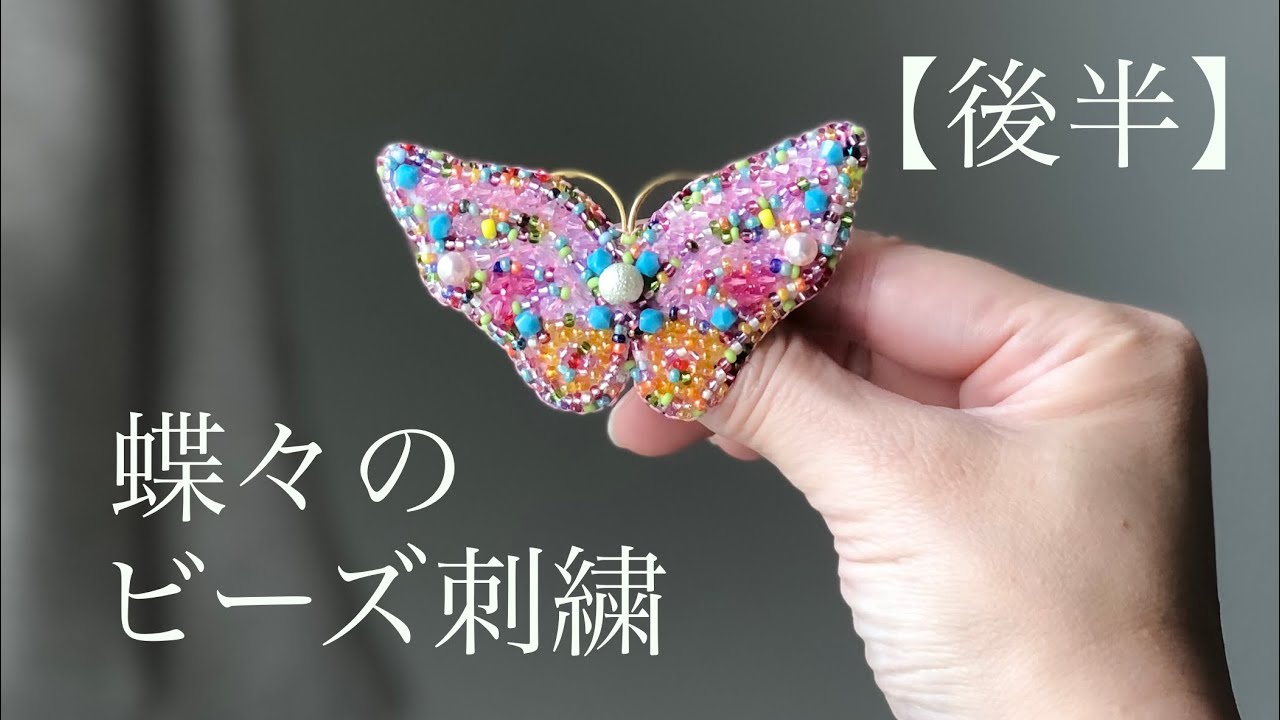 大きな蝶々の刺繍レース 未使用品 ハンドメイド•リメイク•手芸 - 材料