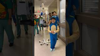 Trick-or-treating at UC Davis Children’s Hospital