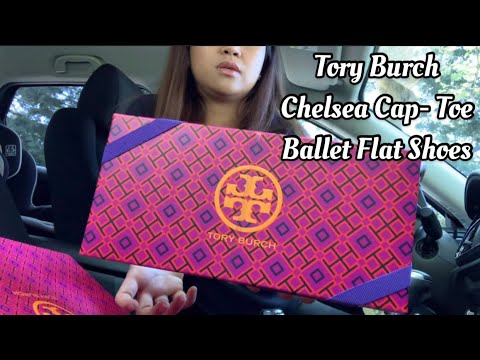 Unboxing Tory Burch Ballet Flat Shoes | Complimentary Gift Wrap - YouTube