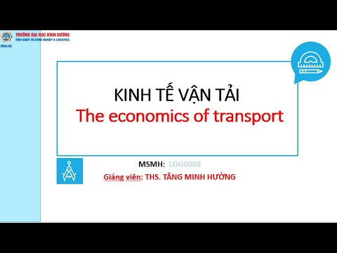 Giới Thiệu môn học Kinh tế vận tải - youtube