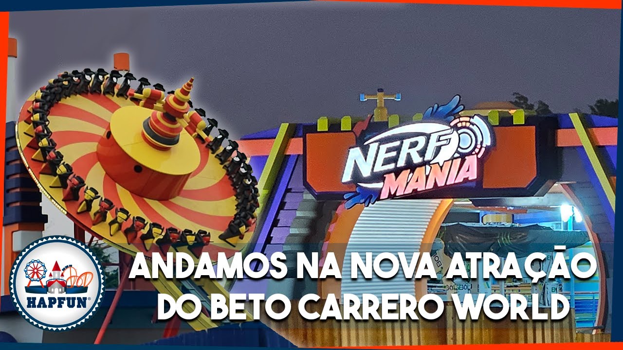 Beto Carrero inaugura área temática da Nerf
