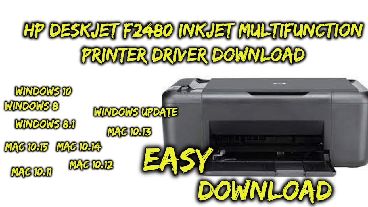 Politistation Duke lounge HP DeskJet F2480 inkjet multifunction printer Driver Download - YouTube