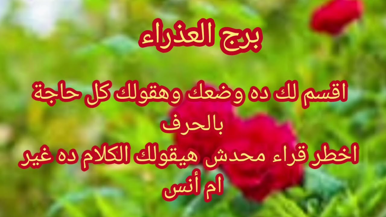 برج العذراء 🥺24 فبراير 2026 اقسم لك ده وضعك في الحرف 😔ما حدش هيقول لك الكلام بقى غير ام انس