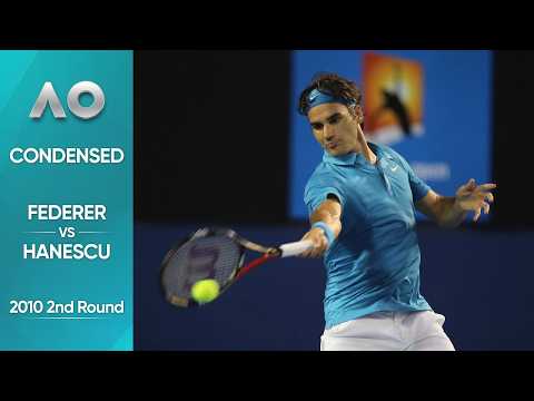 Federer vs Hanescu | 2010 Australian Open 2R | Condensed