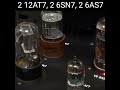 6AS7 tube headphone amp VU meter test.