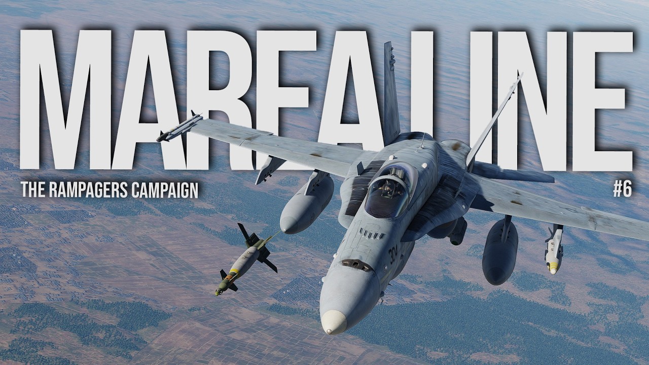 F/A-18C | PROVIDING ON-CALL CAS IN MAREA | No Commentary | DCS World Campaign Mission 06