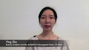 USC MS, Business Analytics Admissions Video – Ying Zhu