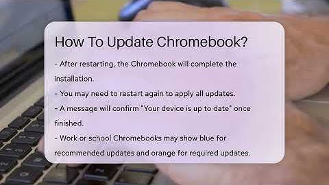 How To Update Chromebook? - Talking Tech Trends