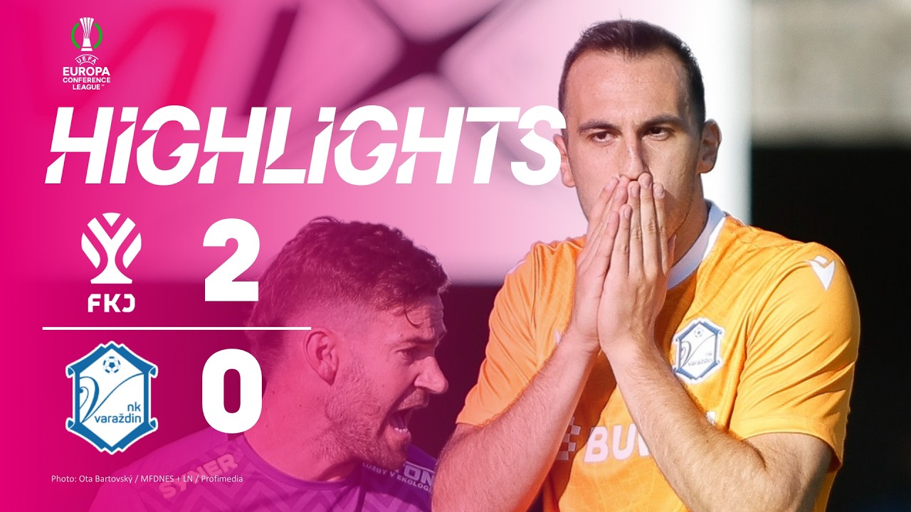 FK Jablonec 2–0 NK Varaždin full highlights