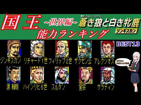 人物紹介/解説】蒼き狼と白き牝鹿～ジンギスカン～【Steam版】世界編