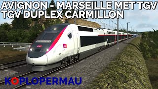 Train Simulator 2022: Met de TGV Duplex van Avignon naar Marseille!