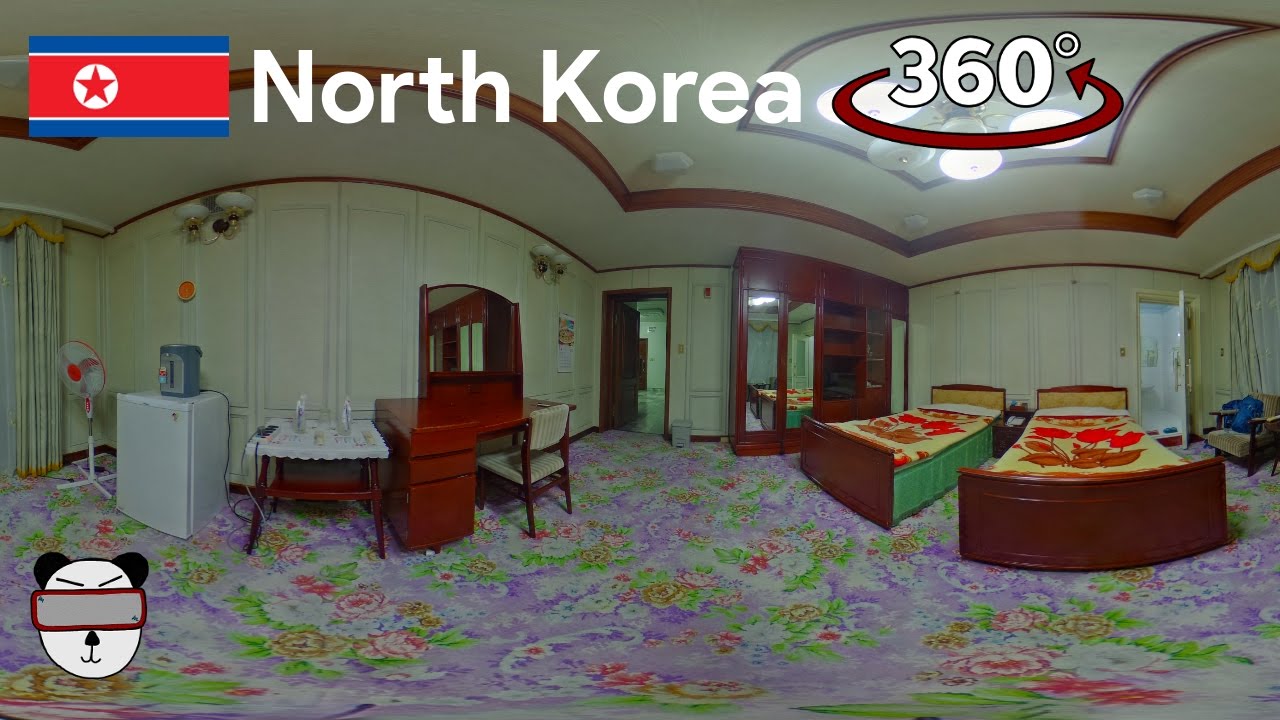 360 Inside North Korea Crazy Hotel Room Nampo North Korea