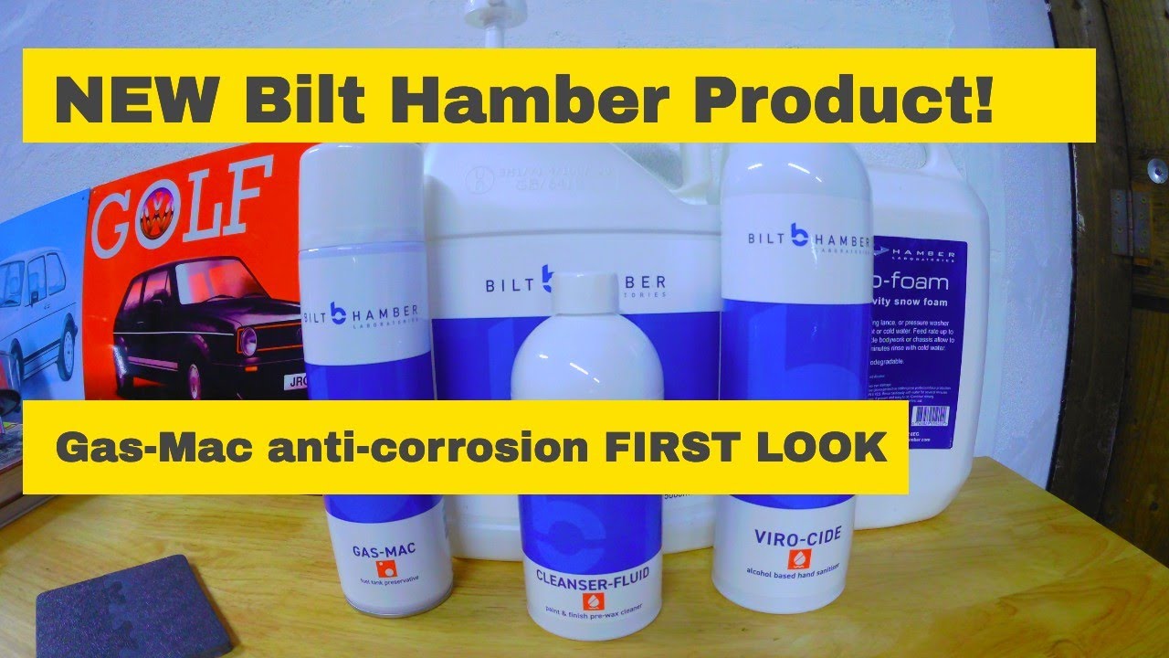 NEW Bilt Hamber anticorrosion product GasMac plus the BEST hand sanitiser and Cleanser Fluid