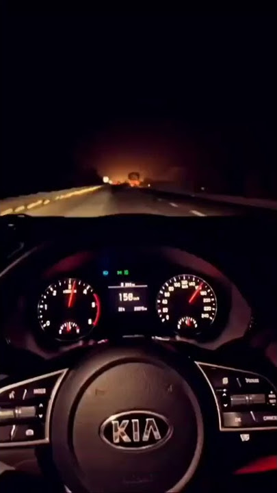 High Speed Car Drive Status Night Lucknow