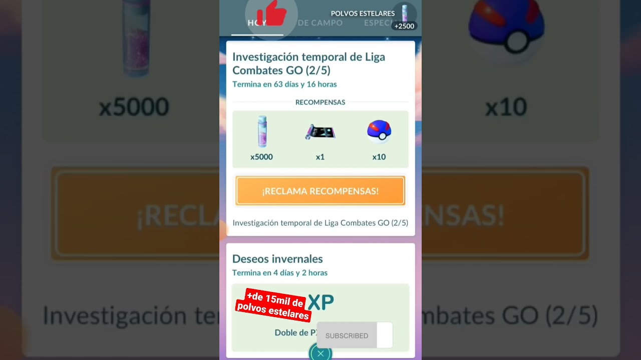 Investigacion Temporal Liga de combates 