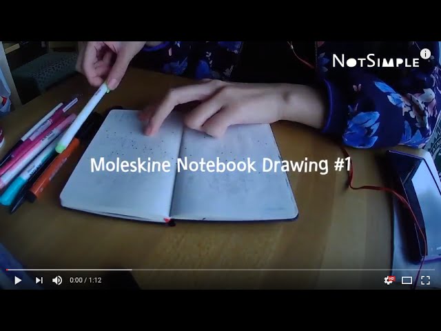 Moleskine Notebook Drawing #1