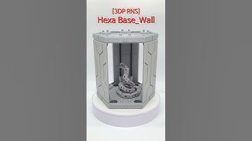 [3DP RNS] Hexa Base_Wall (3D Printed Robot Base)