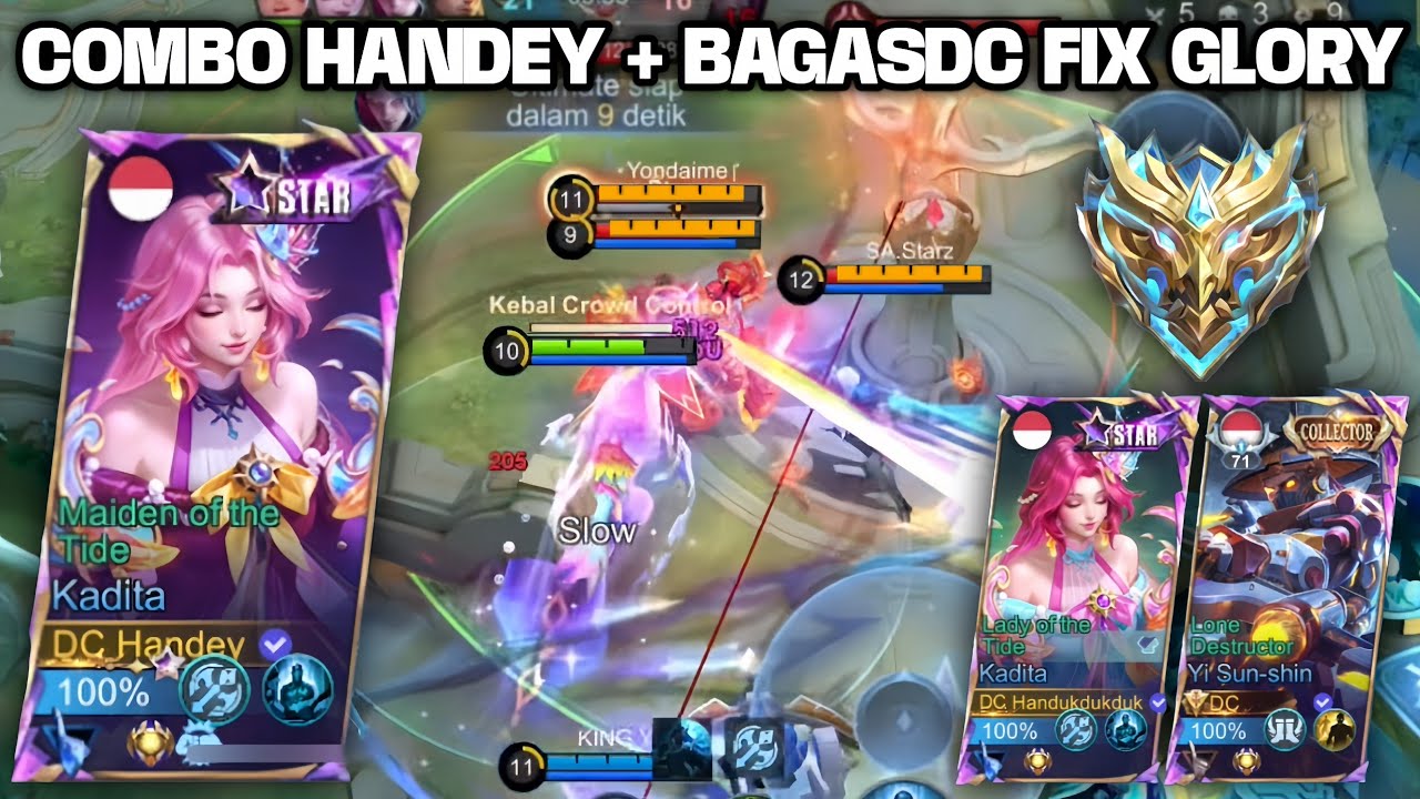 COMBO KADITA HANDEY + BAGASDC AUTO NAIK KE MYTHIC HONOR!! TUTORIAL KADITA ADA DISINI!!